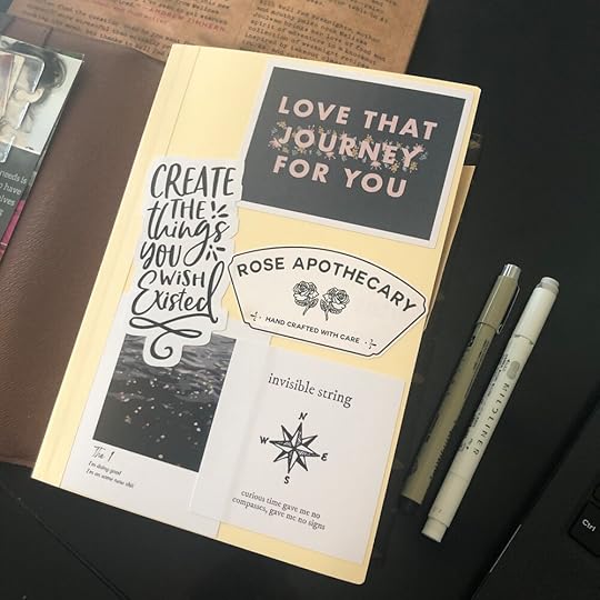 The stickers on my hobonichi were chosen to coordinate with my word of the year. I love them soooooooo hard.