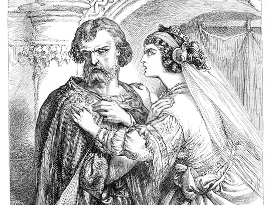 Macbeth and Lady Macbeth from the Victorian Illustrated Shakespeare (1864-1868)