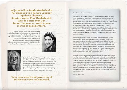 Pagina 1 met informatie over Dagboek uit Bergen-Belsen