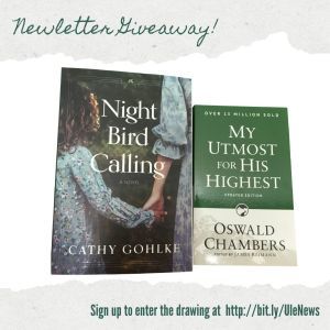 Newsletter giveaway