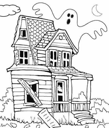 25 Free Printable Haunted House Coloring Pages For Kids ...
