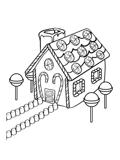 Gingerbread House coloring pages. Free Printable ...
