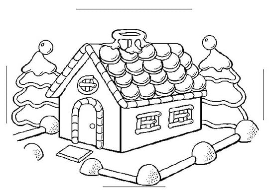 30 Free Gingerbread House Coloring Pages Printable