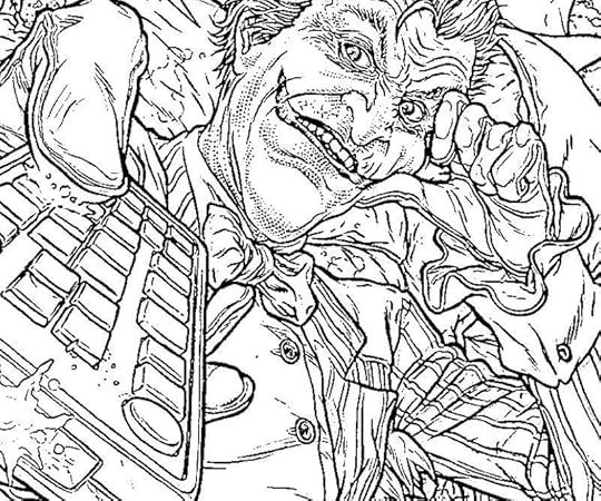 Batman Arkham City Joker Sketch | Yumiko Fujiwara