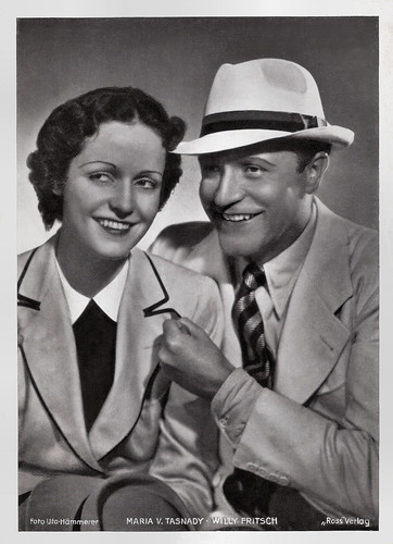 Maria von Tasnady and Willy Fritsch in Menschen ohne Vaterland (1937)