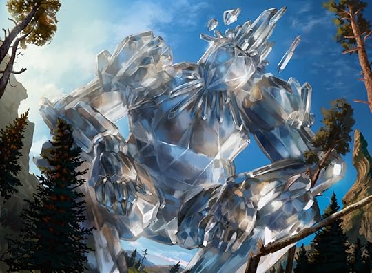 When left, the host becomes more gem than creature - Crystalline Giant by Jason Rainville