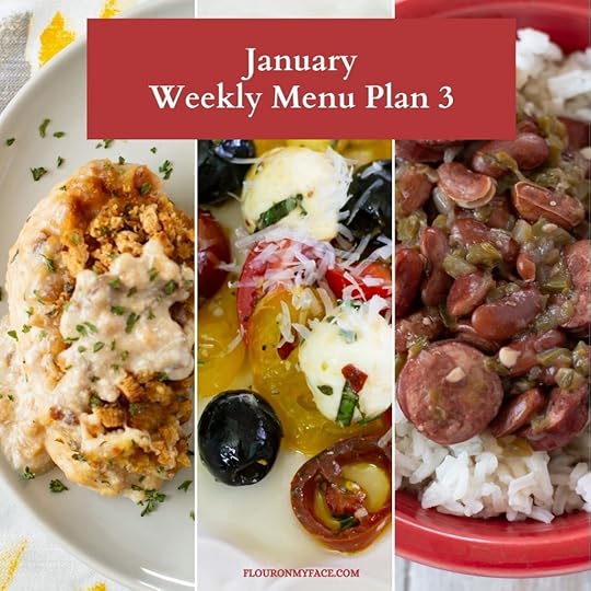 January Menu Plan preview recipes.