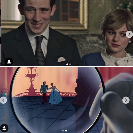 A third party lens view of Charles and Diana vs. a third party lens view of the Prince and Cinderella.