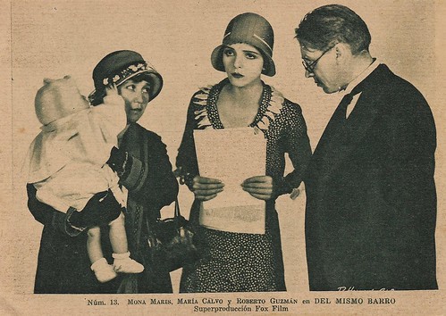 Mona Maris, María Calvo, and Roberto E. Guzmán in Del mismo barro (1930)