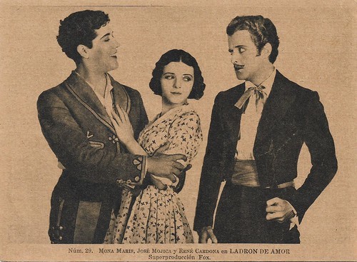 Mona Maris, José Mojica and René Cardona in Cuando el amor ríe (1930)