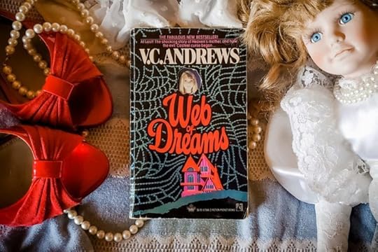 Cover of Web of Dreams by V.C. Andrews - Flatlay by Rebecca Jones-Howe