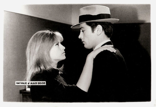 Nathalie and Alain Delon in Le Samouraï
