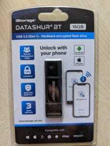 iStorage datAshur BT - Bluetooth Encrypted USB Flash Drive