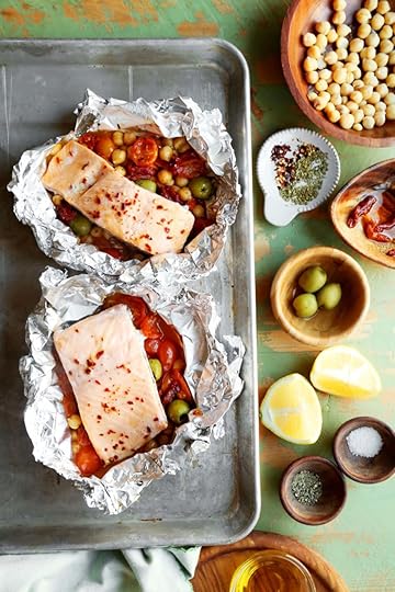 Weeknight Dinner: Mediterranean Salmon Parcels