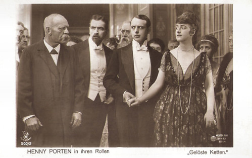 Henny Porten and Theodor Loos in Gelöste Ketten (1916)
