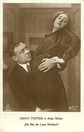 Henny Porten and Emil Jannings in Die Ehe der Luise Rohrbach