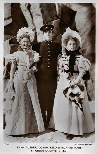 Lana Turner, Donna Reed, and Richard Hart in Green Dolphin Street (1947)