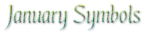 January Symbols