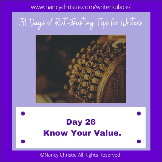Day 26 — Know Your Value