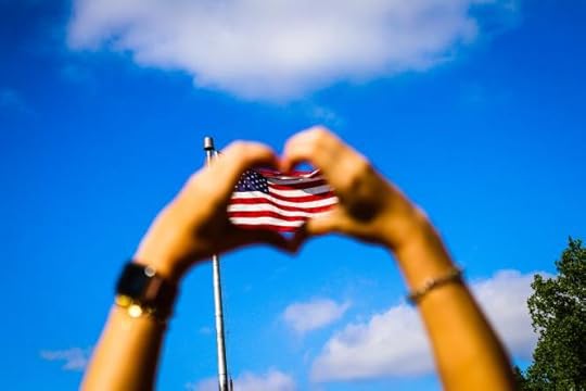 I heart the American Flag Democracy Won!