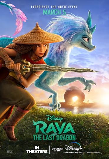 Raya and the Last Dragon poster feature Raya and Sisu