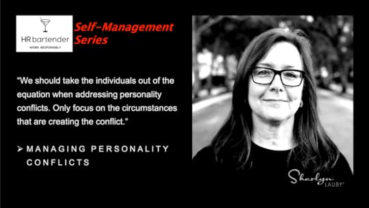 Sharlyn Lauby quote on managing personality conflicts