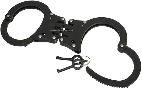 Hinged Handcuffs, Buy Real Hinge Handcuffs - Handcuffs - Forest City Surplus Canada - discount prices