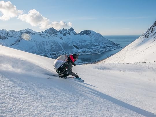 Ski touring on Senja Island
