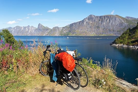 Biking on Senja Island, Norway