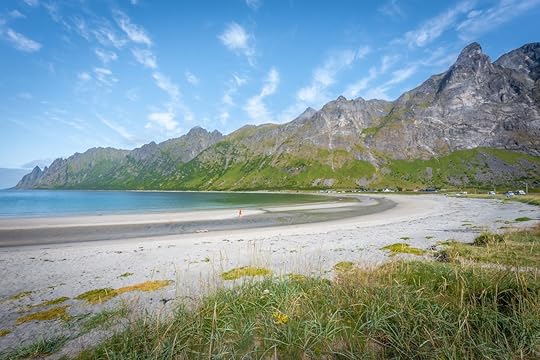 Ersfjord beach on Senja Island, Norway