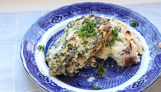 Spinach Artichoke Baked Chicken