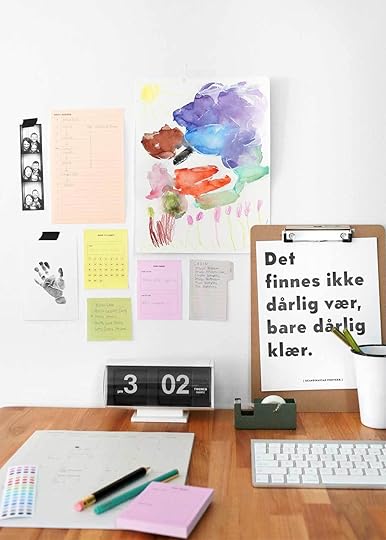 The Faux Martha desk with the Noted by Post-It Collection