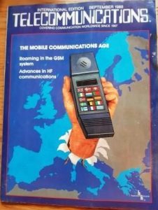 cover of Telecommunicatoins magzaine