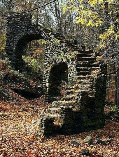 A creepy old staircase in the woods of New Hampshire. | Abandoned places, Scenery, Abandoned
