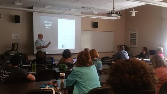Kyle Pratt teaching at the Southwest Washington Writers Conference. (Click to enlarge)