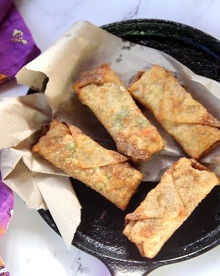 Chicken Taco Egg Rolls