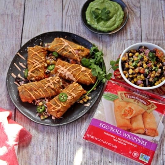 Chicken Taco Egg Rolls