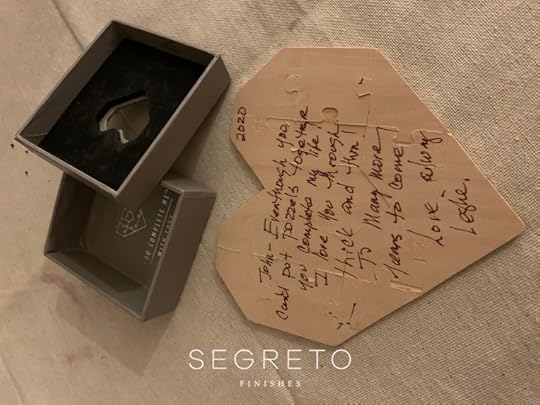 Wooden Puzzles note written on back