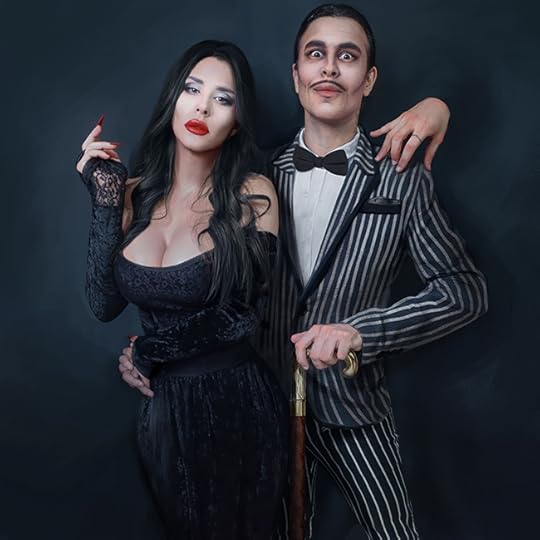 omri koresh, morticia Addams, gomez addams, addams family, thing, art director