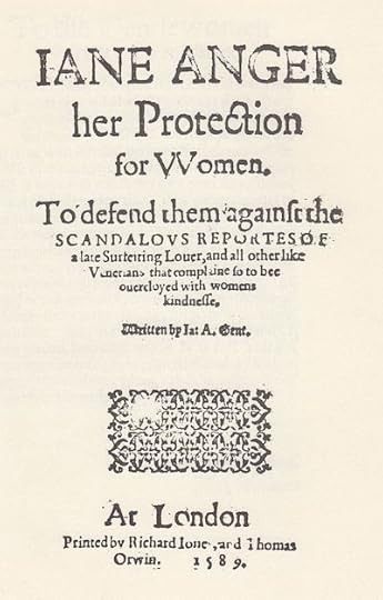 Jane Anger, early English writer