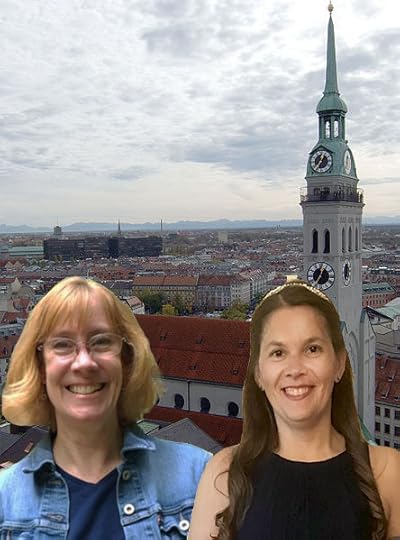St. Peterskirche with travel buddy Beth Smith (Photo via Wikimedia Commons, October 2006, author: Softeis)