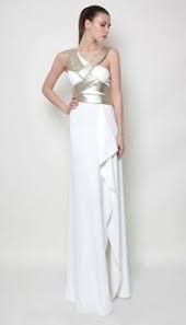 Modern Greek style... Wedding dress by Greek fashion designer Costarellos | Greek fashion, Greek dress, Fashion