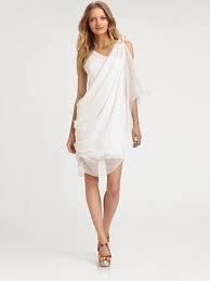 Alice + Olivia - Asymmetrically Draped Silk Dress | Draped silk dress, Greek style dress, Greek dress