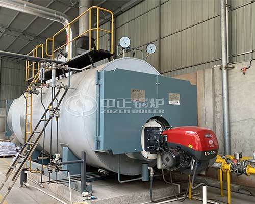 Oil fired steam boiler use