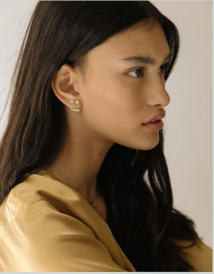 Ethical Diamond Huggie Earring, $368 @idyl.com