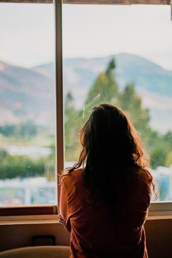 Woman waiting