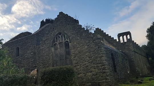 The Abbey in the courtyard of Malahide Castle