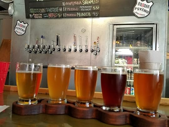 Border Psycho: World class craft beer & glass dildo handles.