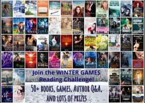 book covers for the Winter Games Reader Challenge
