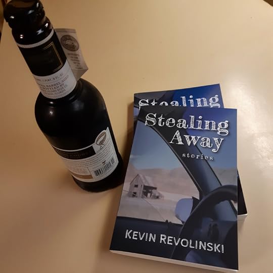 Stealing Away book and beer bottle